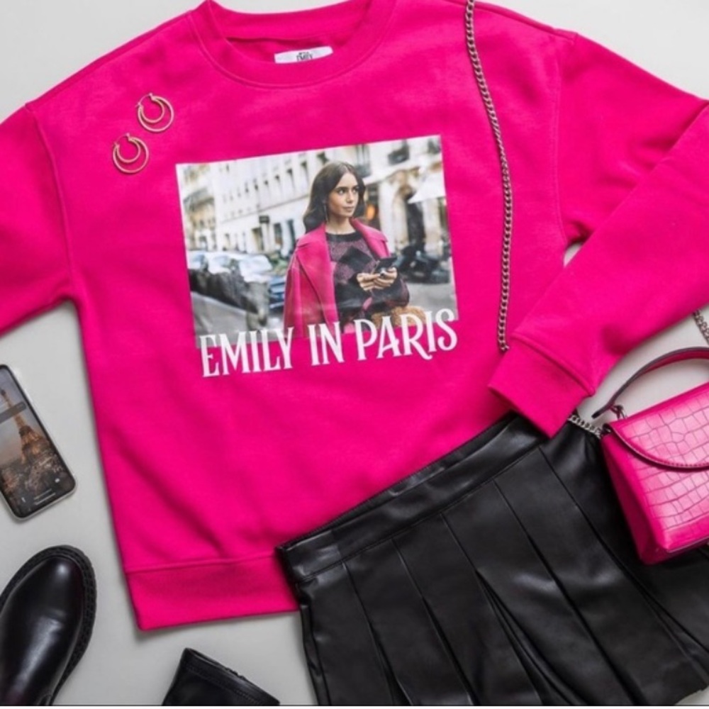 Emily in Paris oversized sweatshirt